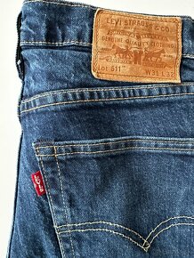 Pánske,kvalitné džínsy LEVIS model 511- veľkosť 31/32 - 7