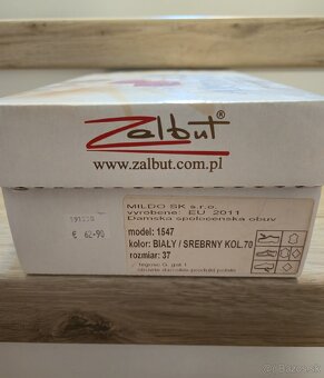 Dámske biele topánky 37 svadobné - 7