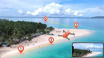 Vynikajúci Dron XIAOMI FIMI MINI 3, set COMBO, 2 x Batéria - 7