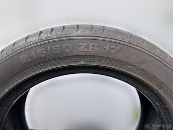 4x Letne Continental ContiSportContact3 215/50 ZR17 95W 6 mm - 7