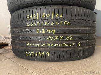 R22 275/35 + 315/30 Continental Premiumcontact 6 letné pneu - 7