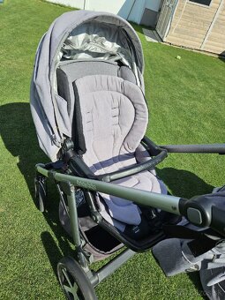 Kočík dvoj kombinácia babydesign Husky zimná výbava - 7