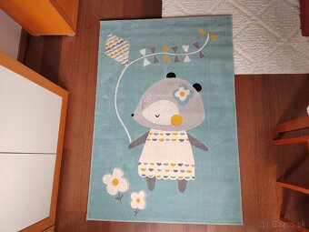 Detský koberec - tyrkysový 120x170 - NOVÝ - 7