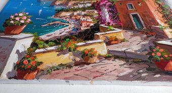 Originálny obraz – Gio Sannino: Sorrento Belvedere - 7