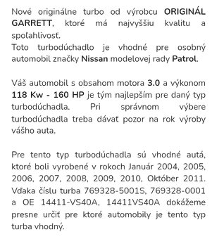 turbo nissan patrol GR - 7