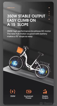 DYU C6 26 Inch Elektricky bicykel - 7