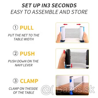 Univerzálna Sieťka na Stolný Tenis - 7