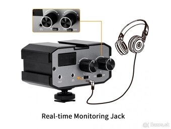 Comica CVM-AX1 dvojkanálový audio mixer - 7