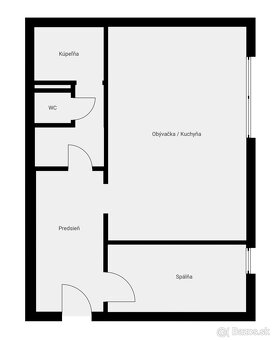 2-izbový zariadený byt v Ružinove vhodný ako investičný byt - 7