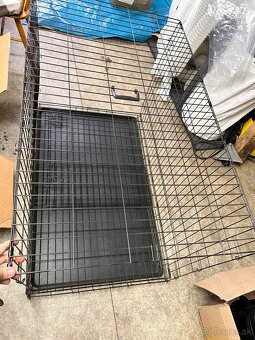 Klietka pre psa XXL - 2 kusy 75 x 120 x 80 cm - 7