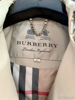 BURBERRY kabát - krásne prepracovaný - 7