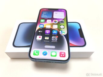 APPLE IPHONE 14 128GB BLUE TOP STAV,BATERKA 100% - 7