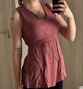 Tehotenské tričko H&M - 7