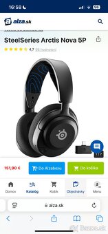 herne sluchadla steelseries artics nova 5P - 7