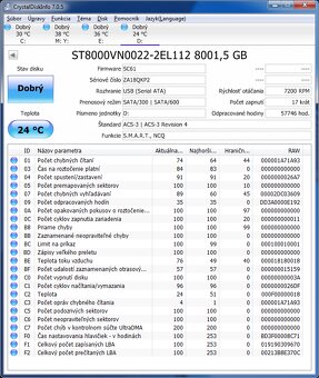 HDD 3,5" Seagate IronWolf NAS 8TB Sata - ST8000VN0022 - 7