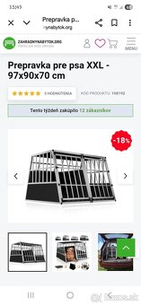 Prepravný box pre veľkých psov - 7