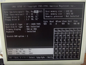 Predám desktop PC 386-16 MHz - 7