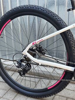 Dámsky horský bicykel Vedora Miss 700 29” ružovo-biely - 7