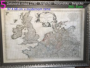 Staré mapy rok 1750 - 1884 - 7