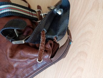 kožená talianská kabelka - 7