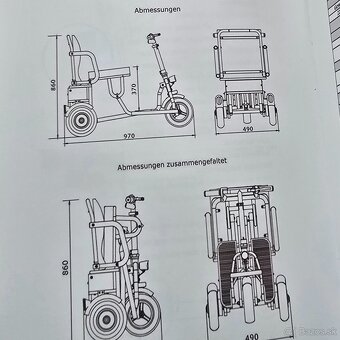 Predám elektrický vozík - 7