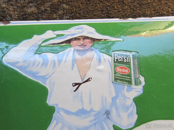 Stará smaltovaná ceduľa Persil 40x60cm vo veľmi dobrom stave - 7