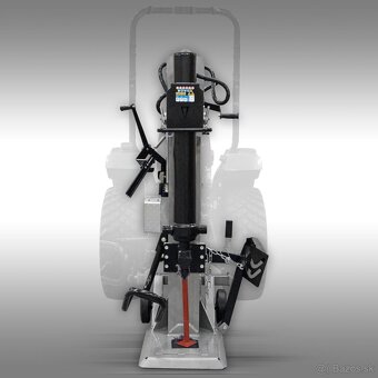 Štiepačka dreva Jansen TS-30K, 30 t kombi (PTO + elektrika), - 7