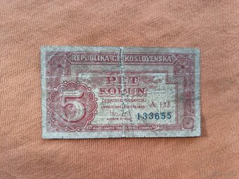 Bankovky ČSR - 1 - 7