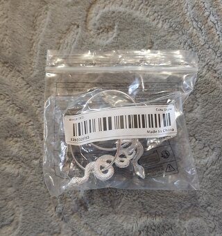 luxusné náušnice had - 7