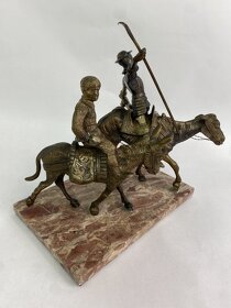 Bronzové súsošie Don Quijotte de la Mancha ,Sancho Pansa - 7