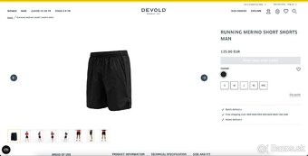 Nové športové kraťasy Devold Running Shorts Man veľ. M - 7