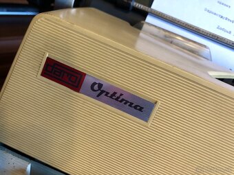 Vintage písací stroj Optima (azbuka) – plne funkčný @Stupava - 7