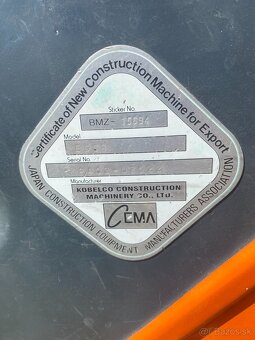 Predám minibager Kobelco E9SR - 7
