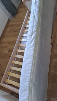 Detska postel IKEA Sniglar 160x70 cm s rostom a matracom - 7