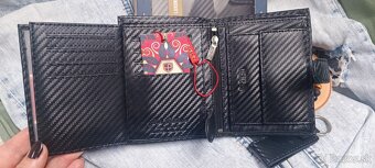 Kožená čierna peňaženka PeTerson - 7