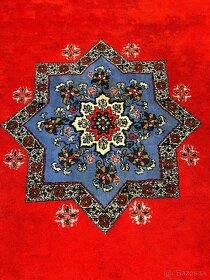 Ručne viazaný veľký marocký vlnený koberec, top stav, 4x3 - 7