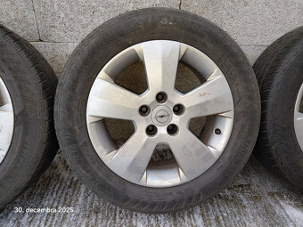 Sada ALU diskov Opel + zim. pneu, rozteč 5 x 110 R16 ,  ET41 - 7