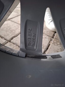 Alu disky 5x112 R17 Škoda Stratos + 215/55 R17 zimné pneumat - 7