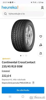 235/45 r19 letné pneumatiky Continental - 7