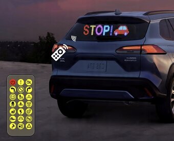 Farebná svetelná LED reklama pútač pás ohýbateľný flexibilný - 7
