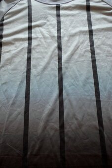 Elastické biele pruhované tričko, L/XL/XXL - 7