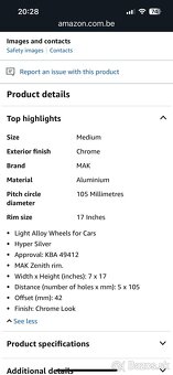 Predam sadu Alu diskov MAK Zenith priemer R17 - 7