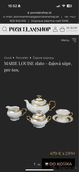 Thun luxusná čajová/kávová súprava+ dezertné taniere - 7