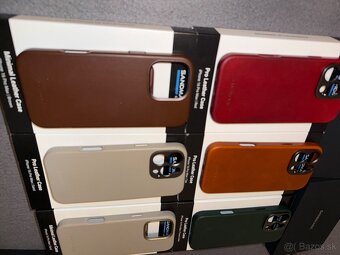 Kožené puzdro na iPhone 16 pro max - 7