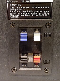 Krasne 60W reproduktory TECHNICS 33x16x24cm 2-pasmove, AB43 - 7