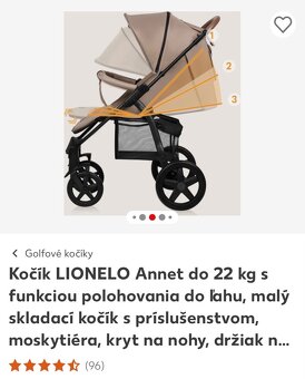 Lionelo športový kočík - 7