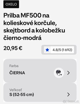Detská cyklistická / korčuliarska prilba - 7