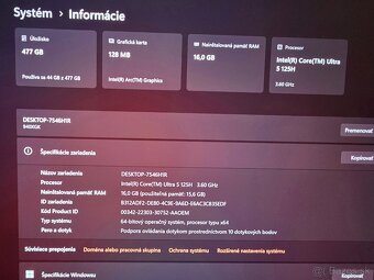 OLED Vykonny a dotykovy Samsung galaxy book 4 pro so 16gb ra - 7
