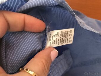 CALVIN KLEIN originál azurova damska bluzka M - 7