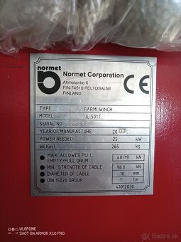 Lesný navijak do trojbodu 4T Finsky Normet - 7